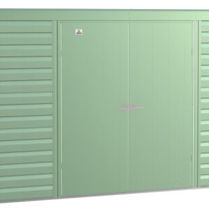 Arrow 10x4 Select Metal Shed Kit - Sage Green