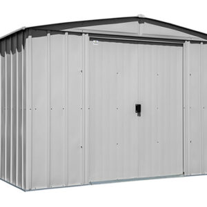 Arrow 10x8 Classic Steel Storage Shed Kit - Flute Gray
