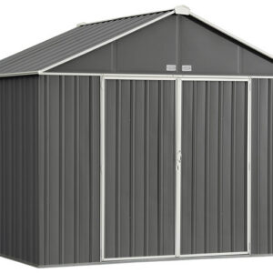 Arrow 10x8 Ezee Storage Shed Kit - Charcoal & Cream