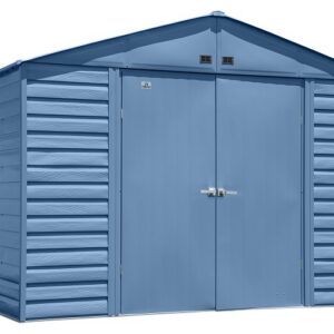 Arrow 10x8 Select Metal Shed Kit - Blue Grey