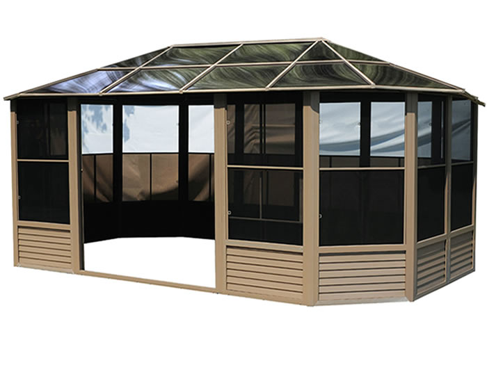 Gazebo-Penguin-12x18-Florence-Solarium-Taupe