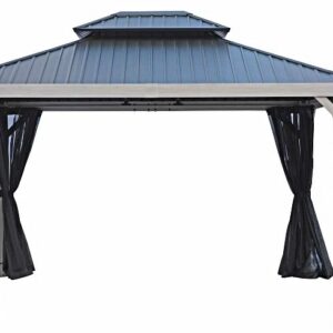 Gazebo Penguin Yosemite 10x12 Gazebo Kit - Wood Finish