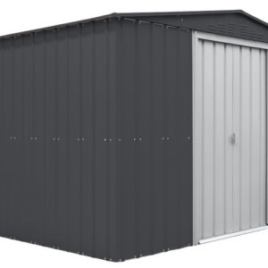 Globel 10x8 Gable Double Sliding Doors - Gray and White