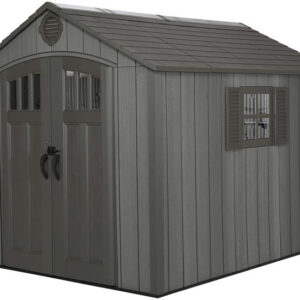 Lifetime 8x10 Shed Kit w/ Vertical Siding - Roof Brown