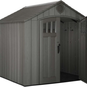 Lifetime 8x7.5 Shed Kit w/ Vertical Siding - Roof Brown