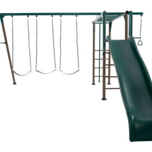 Lifetime Monkey Bar Swing Set Playground - Earthtone