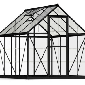 Palram - Canopia 6x8 Hybrid Greenhouse Kit - Black