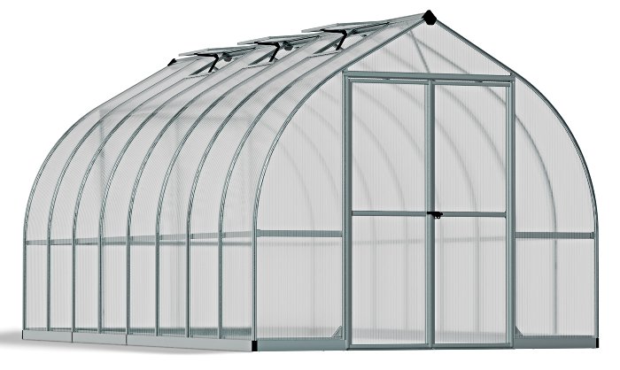 Palram-Canopia-8x16-Bella-Greenhouse-Kit-Silver