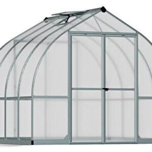Palram - Canopia 8x8 Bella Greenhouse Kit - Silver