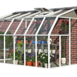 Rion 6x12 Sun Room 2 Greenhouse Kit - White