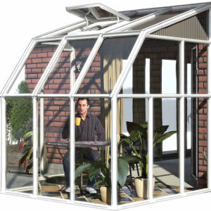 Rion 6x6 Sun Room 2 Greenhouse Kit - White