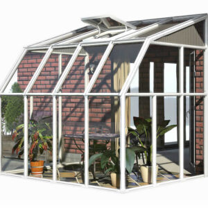 Rion 6x8 Sun Room 2 Greenhouse Kit - White