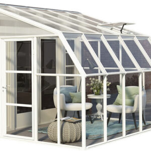 Rion 8x10 Sun Room 2 Greenhouse Kit - White