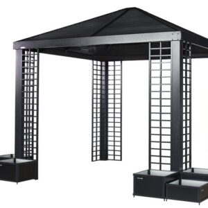 Sojag Havana 10x10 Rustproof Aluminum Frame Gazebo Kit - Black