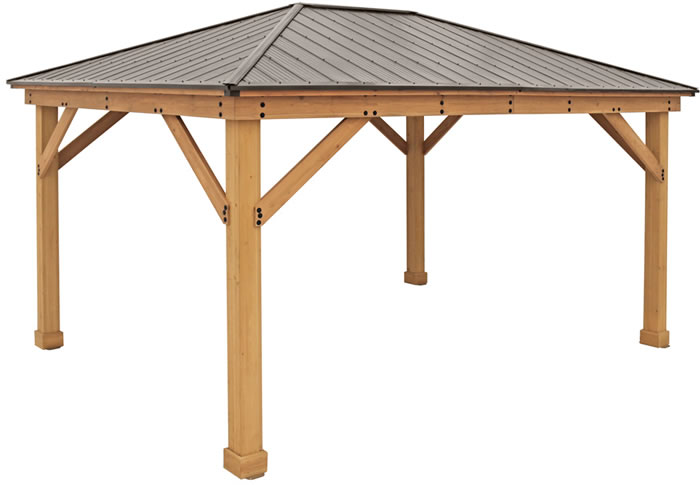 Yardistry-Meridian-12x16-Cedar-Wood-Gazebo-Kit